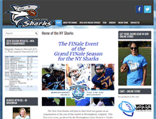 Tablet Screenshot of nysharksfootball.com